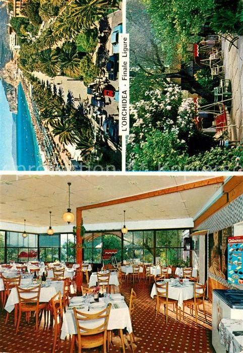 Finale Ligure Soggiorno Ideale all Orchidea Restaurant Strand Promenade