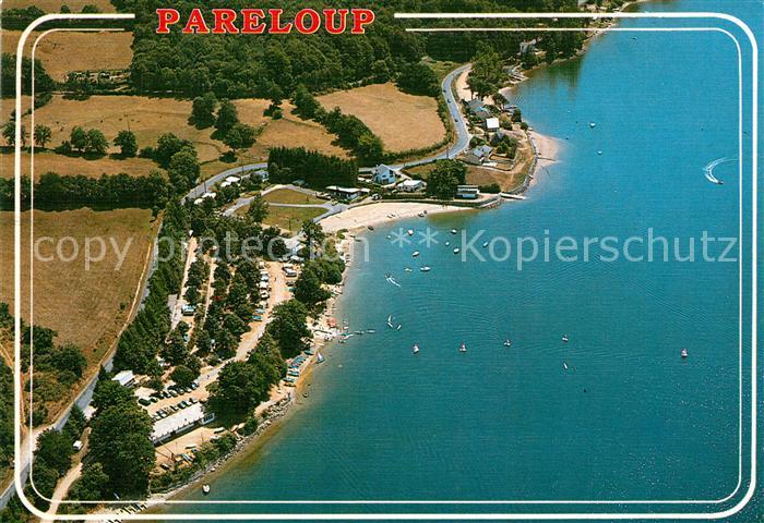 Pont-de-Salars Les Lacs de Levezou La base nautique du Lac de Pareloup vue aérie