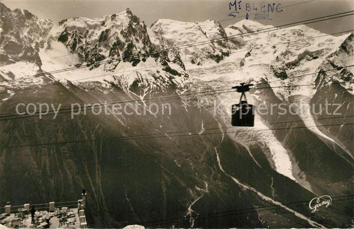 Seilbahn Teleferique Planpraz-Brevent Mont-Blanc Glacier des Bossons
