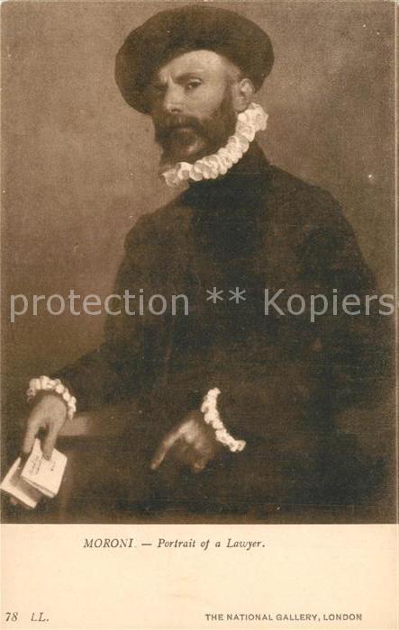 Kuenstlerkarte Moroni Portrait of a Lawyer
