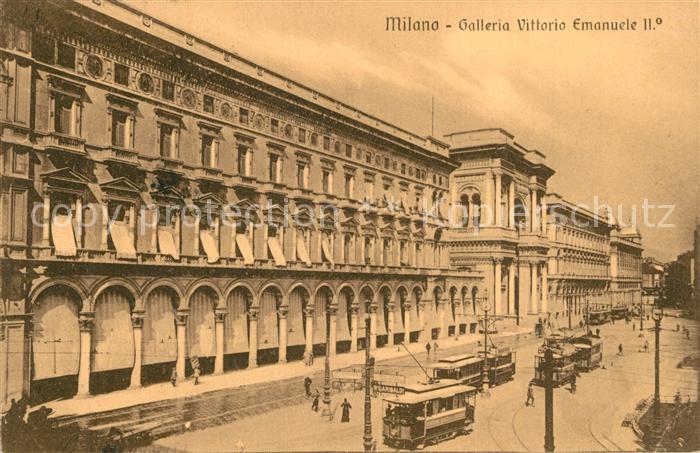 Strassenbahn Milano Galleria Vittorio Emanuele II.