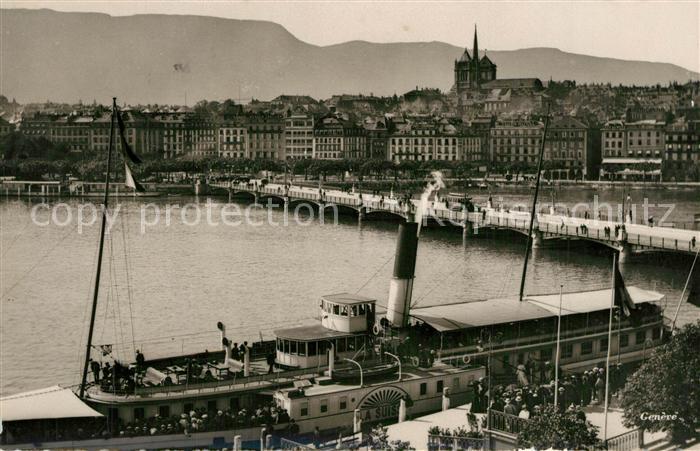 Dampfer Seitenrad La Suisse Geneve