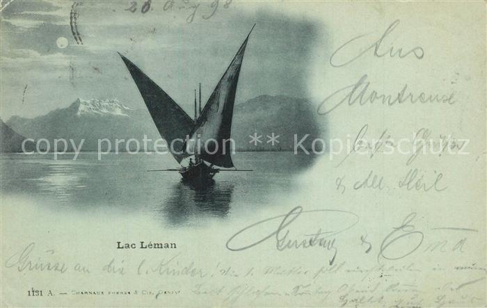Segelboote Lac Leman