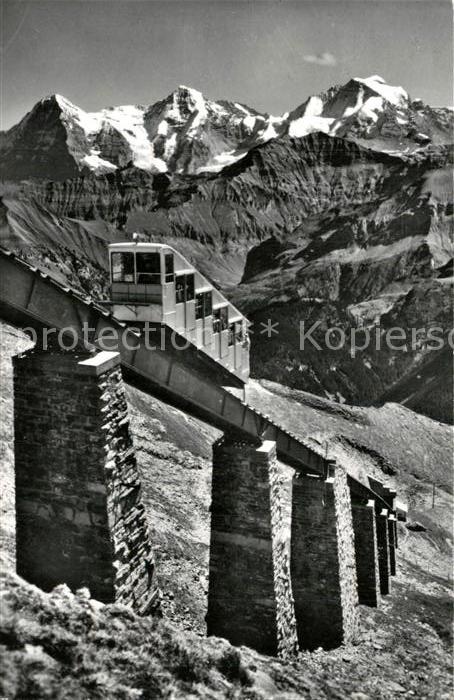 Zahnradbahn Niesenbahn Eiger Moench Jungfrau