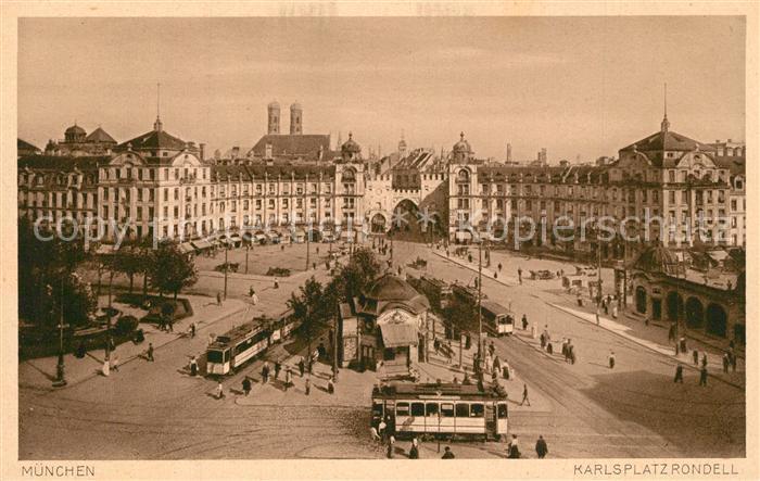 Strassenbahn München Karlsplatz-Rondell