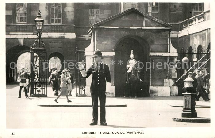 Polizei Polizist London Horse Guards Whitehall