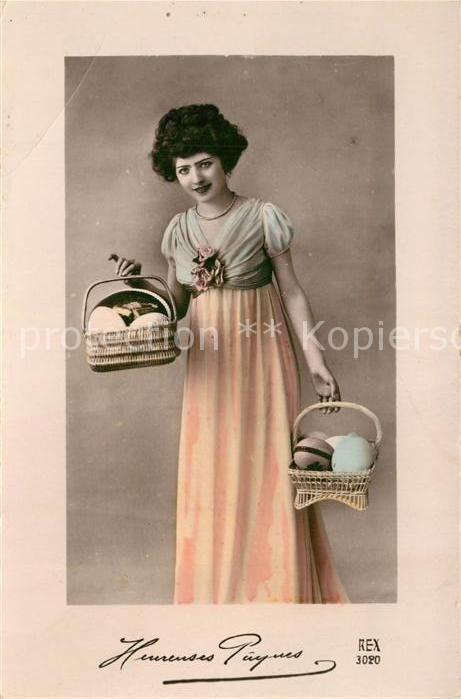 Foto REX Nr. 3020 Frau Ostereier Ostern