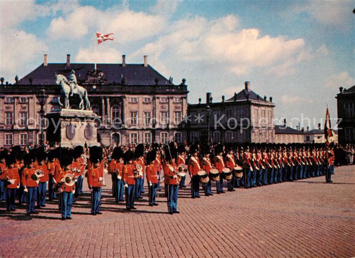 Leibgarde Wache Amalienborg Palace Copenhagen