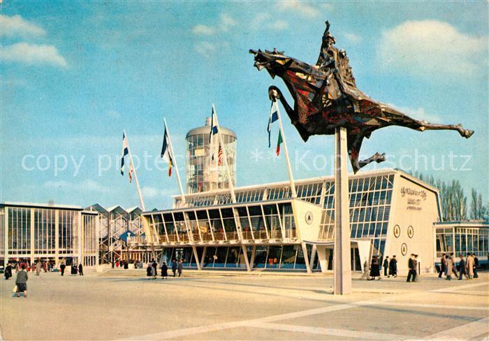 Exposition Universelle Bruxelles 1958 Esplanade Allegorie 4 Aymon Kindern