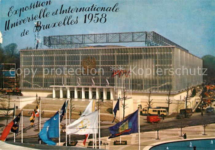 Exposition Universelle Bruxelles 1958 Pavillon UssR