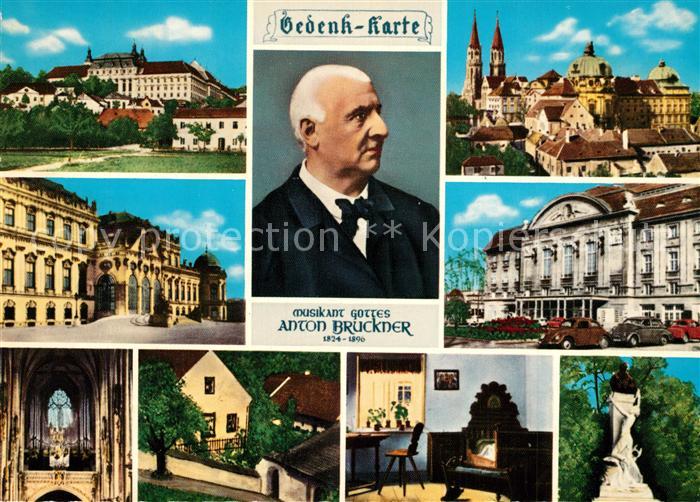 Komponist Anton Brueckner Schloss Belvedere Wien Konzerthaus