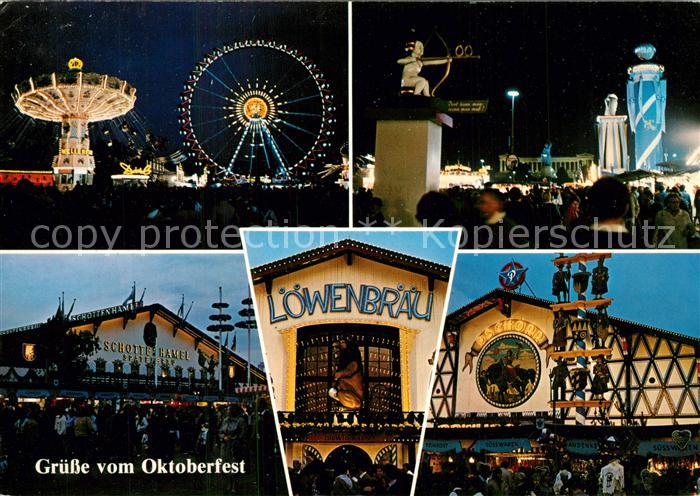 Oktoberfest Riesenrad Loewenbraeu-Festzelt