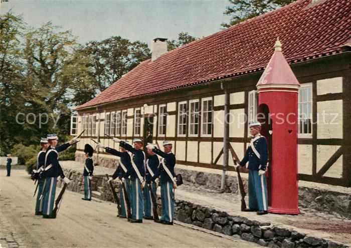 Leibgarde Wache Graasten Danmark Vagtaflosning