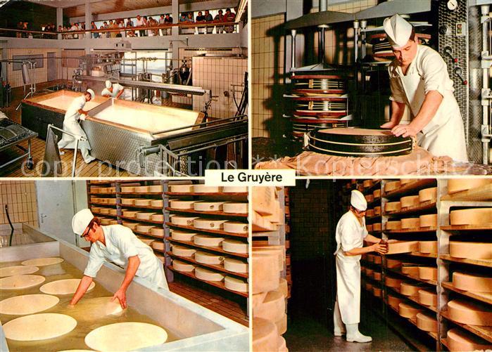 Kaese Kaeserei Gruyere Fabrication du Fromage