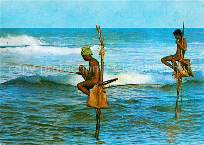 Fischerei Stilt Fishing Sri Lanka