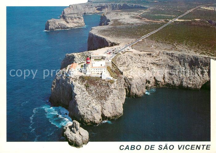 Leuchtturm Lighthouse Cabo de Sao Vicente Algarve Fliegeraufnahme