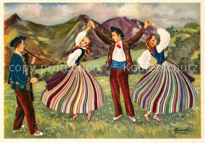 Tanz Taenzer Pastoreaux Pastorelles Danse de la Toupie