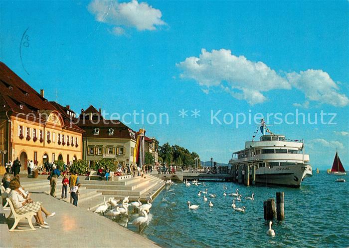 Motorschiffe Konstanz ueberlingen Bodensee Hafen