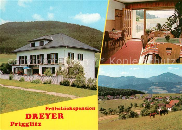 Prigglitz Fruehstueckspension Dreyer Gaststube Panorama
