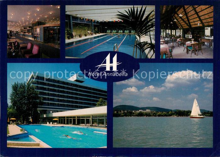 Balatonfuered Hotel Annabella Schwimbad Speisesaal Panorama