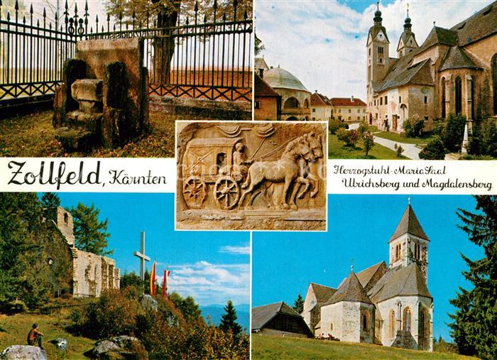 Zollfeld Herzogstuhl Maria Saal Ulrichsberg und Magdalensberg