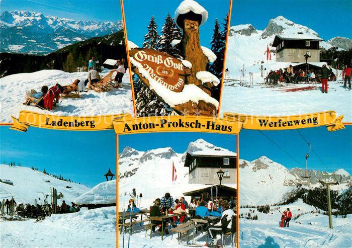 Werfenweng Skifahren am Ladenberg Anton Proksch Haus