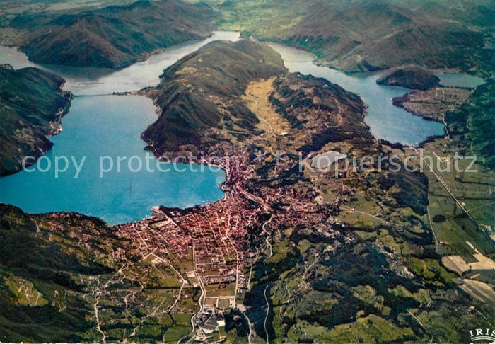 Lago di Lugano TI Fliegeraufnahme