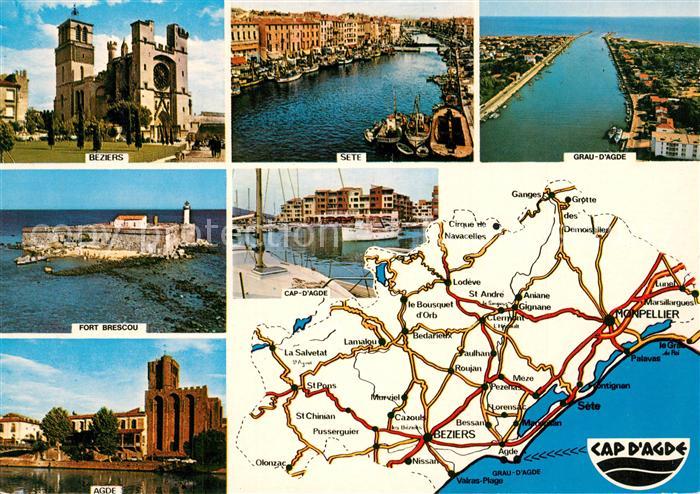 Cap-d Agde Beziers Sete Grau d’Agde Fort Brescou Agde