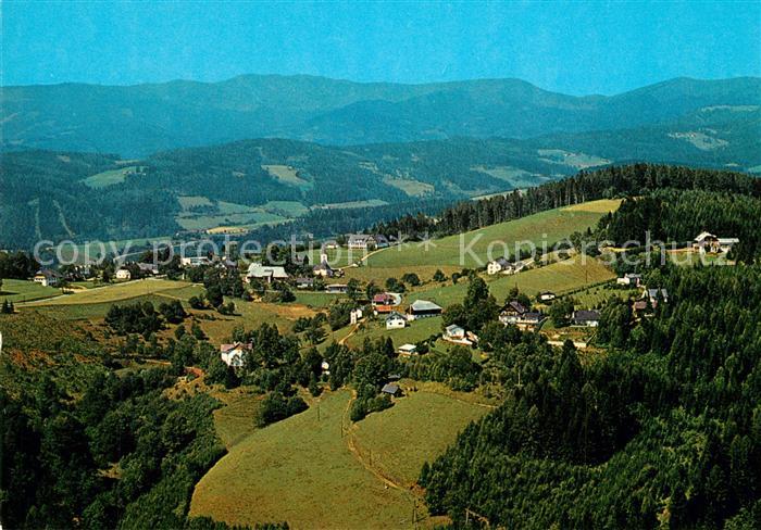 Trahuetten am Fusse der Koralpe Fliegeraufnahme