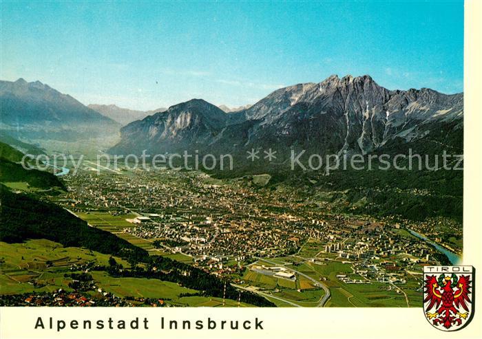 Innsbruck Alpenpanorama Fliegeraufnahme
