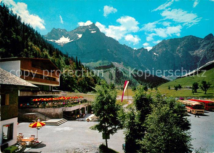 Hinterriss Tirol Alpengasthof Eng am Grossen Ahornboden Karwendelgebirge