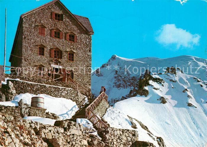 Payerhuette Rifugio Pajer Cima Ortles Berghuette Ortlerspitze