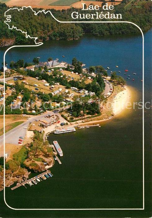 Guerledan Lac de Guerlédan vue aérienne Collection Couleurs de Bretagne