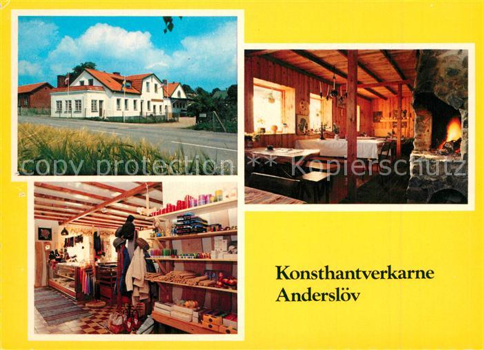 Andersloev Konsthantverkarne Restaurant Kamin Souvenirs