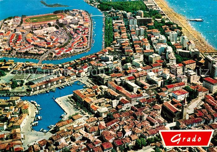 Grado Gorizia Centro Isola della Schiusa veduta aerea