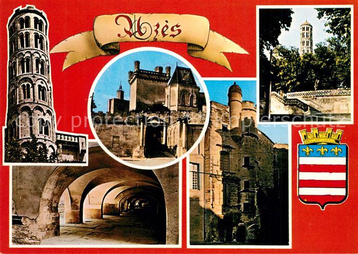 Uzes Kathedrale Herzogspalast Le Duché Wappen Krone