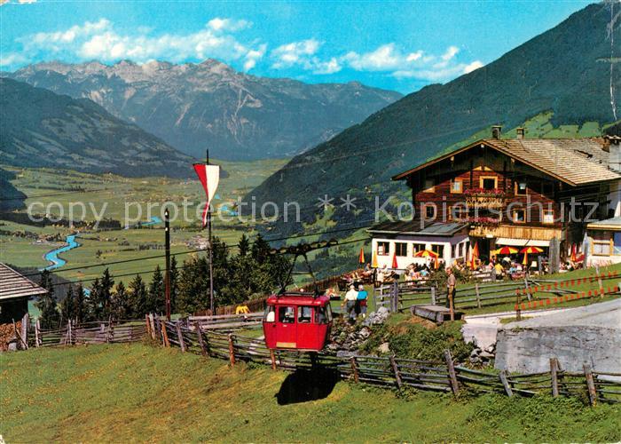 Zell Ziller Tirol Gasthof Grindlalm Enzian Sepp Bergbahn Seilbahn Alpen