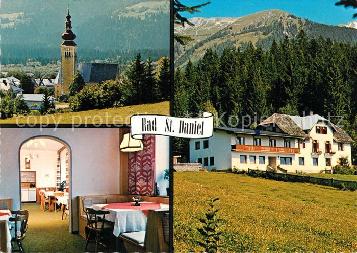 Dellach Drautal Bad St Daniel Kirche Gasthaus Pension
