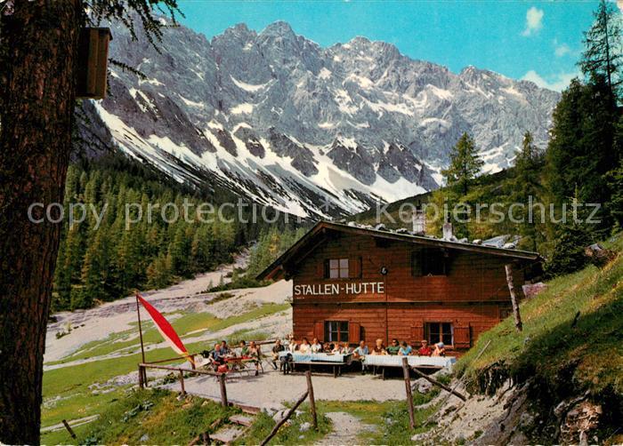 Stans Tirol Alpengasthaus Stallen Naturschutzgebiet Karwendel