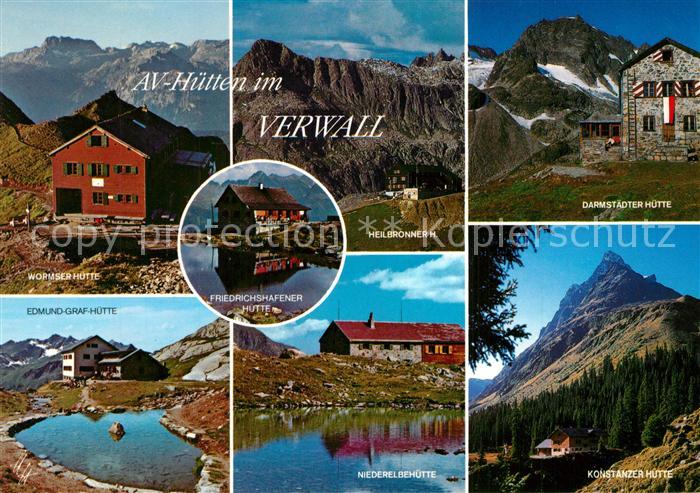Schruns Vorarlberg Alpenvereinshuetten im Verwall zwischen Schruns Montafon und
