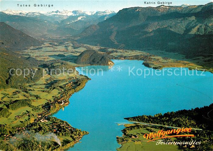 St Wolfgang Salzkammergut Ferienparadies Wolfgangsee Strobl Alpenpanorama Fliege