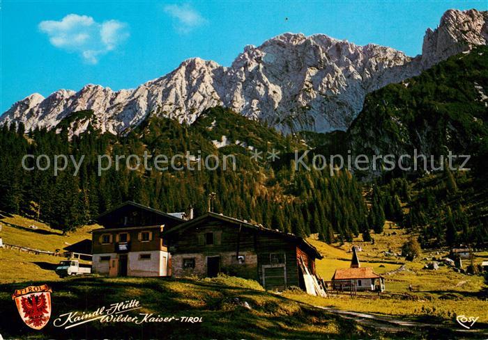 Kufstein Tirol Kaindl Huette Ausflugsziel Wilder Kaiser Kaisergebirge