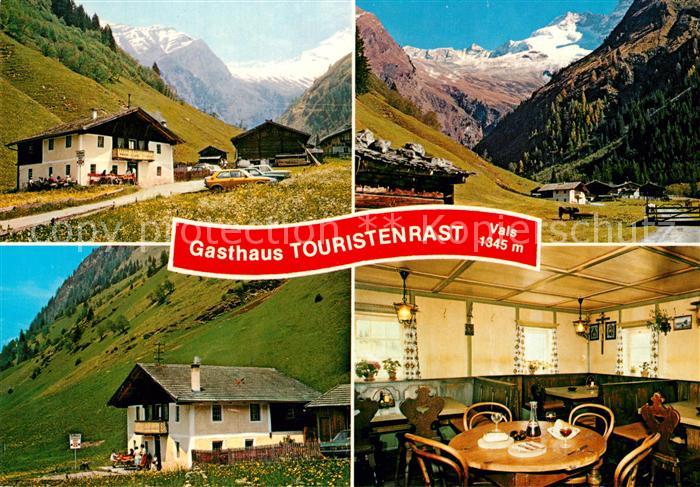 Vals Suedtirol Gasthaus Touristenrast Kaseralm Alpenpanorama