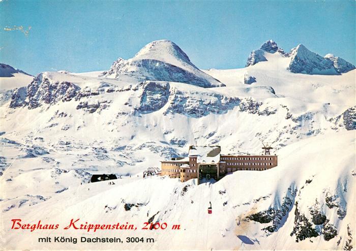 Ramsau Dachstein Steiermark Berghaus Krippenstein mit Koenig Dachstein