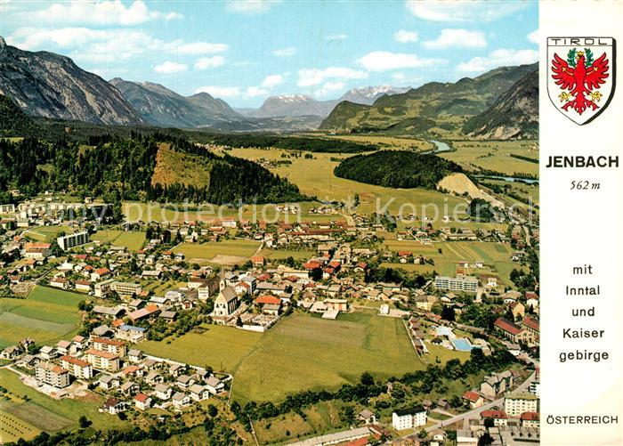 Jenbach Tirol Inntal Kaisergebirge Alpenpanorama Fliegeaufnahme