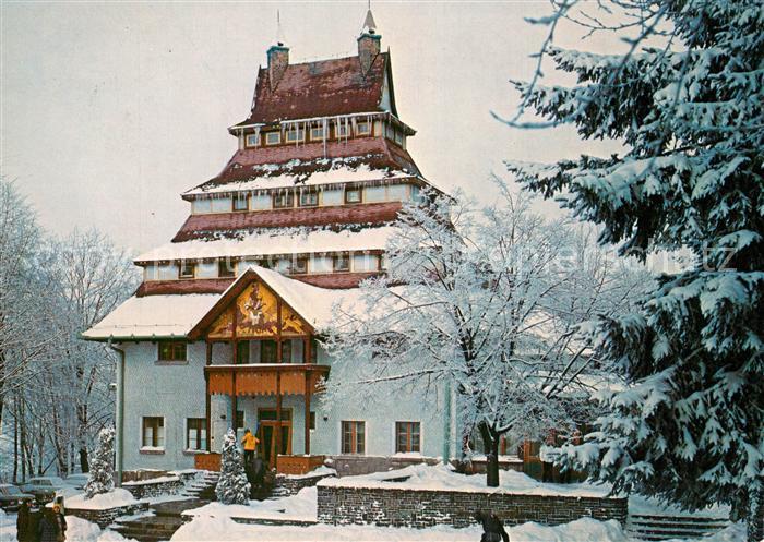 Matrahaza SZOT uedueloe Erholungsheim der Gewerkschaften im Winter