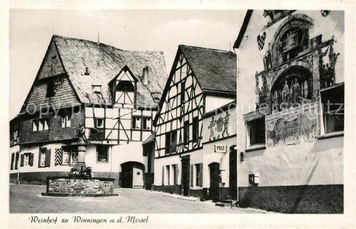Winningen Mosel Weinhof Post Brunnen