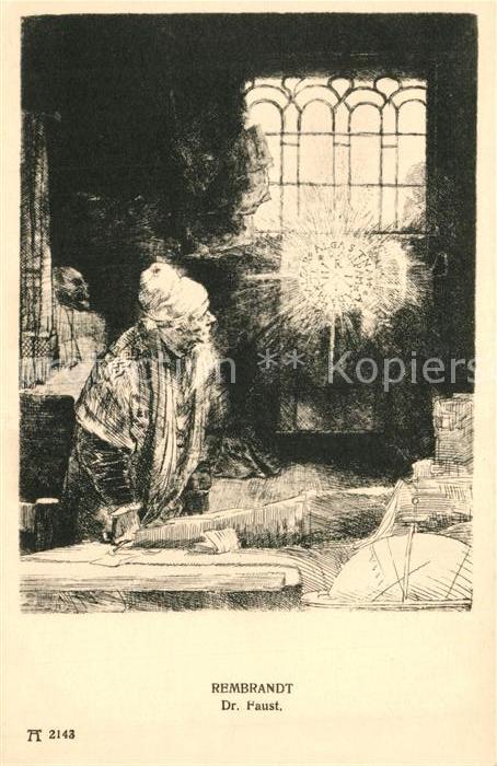 Knittlingen Doktor Faust Rembrandt Gemaelde