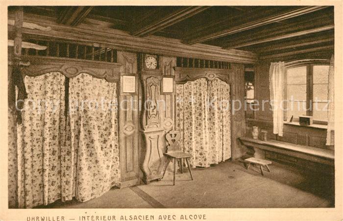 Uhrwiller Interieur Alsacien avec Alcove