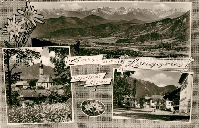 Lenggries Kirche Panorama